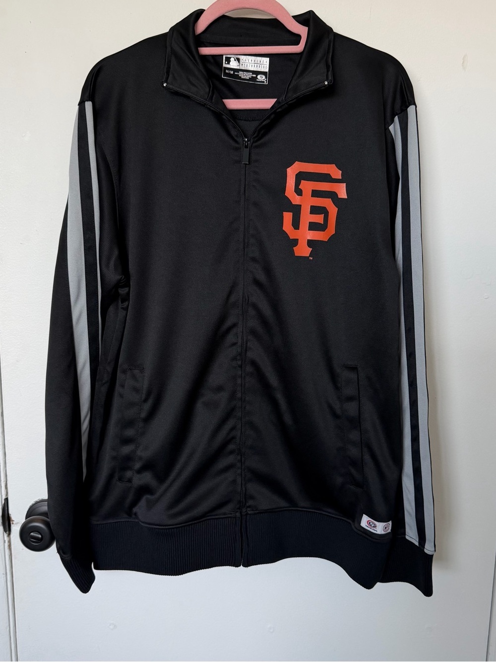 MLB True Fan San Francisco Giants Track Jacket Size Medium